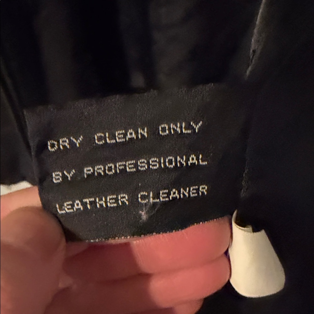 Y2K Jones New York Classic Black Leather Jacket - Picture 4 of 10